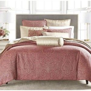 Hotel Collection Classic $385 Full/Queen Regal Paisley Comforter Cover Duvet NEW